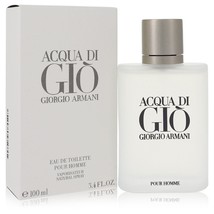 Acqua Di Gio Cologne By Giorgio Armani Eau De Toilette Spray 3.3 oz - £65.93 GBP