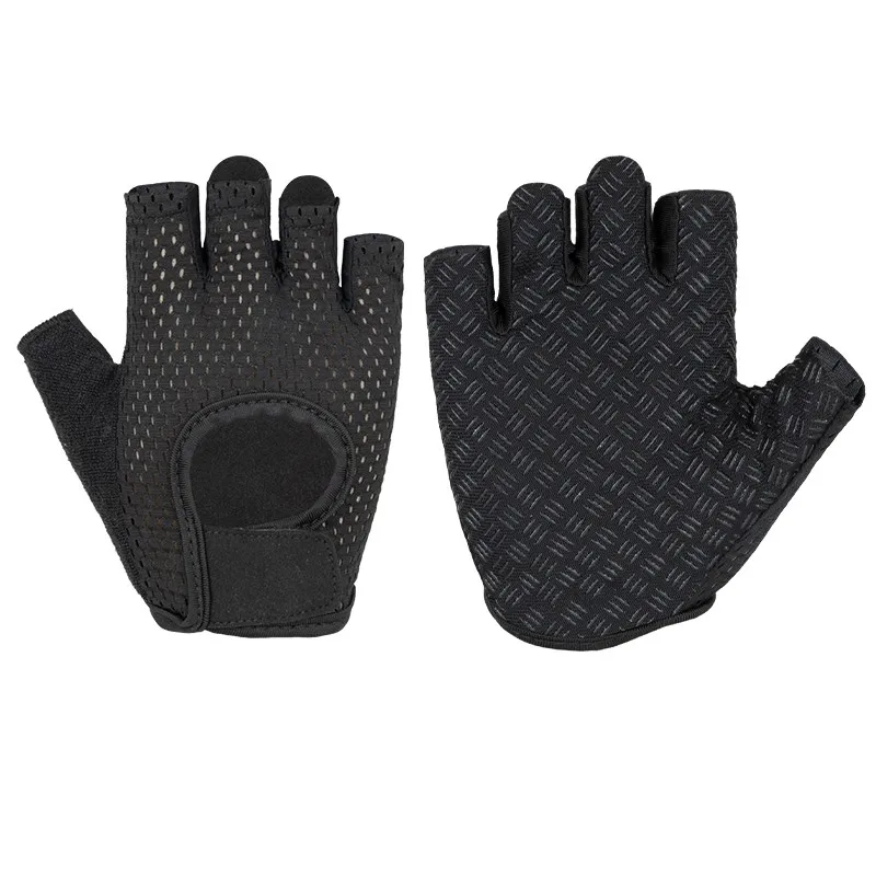 WeightLifting Gym Gloves Fitness Half Finger Anti-Slip  Bicycle Motorcycle Cycli - £23.85 GBP