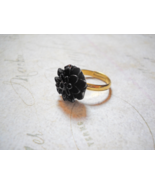 Ring Making Kit Ring Blanks Resin Flower Flatbacks Cabochons Makes 5 Rings - $6.92
