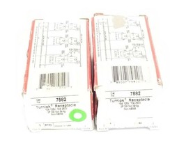 Lot Of 2 New Pass &amp; Seymour Legrand 7582 Turnlok Receptacles, 15/10A, 125/250V - £27.53 GBP