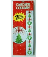 1990&#39;s Amscan Cascade Column Christmas Hanging Decoration New In Packaging - £11.98 GBP