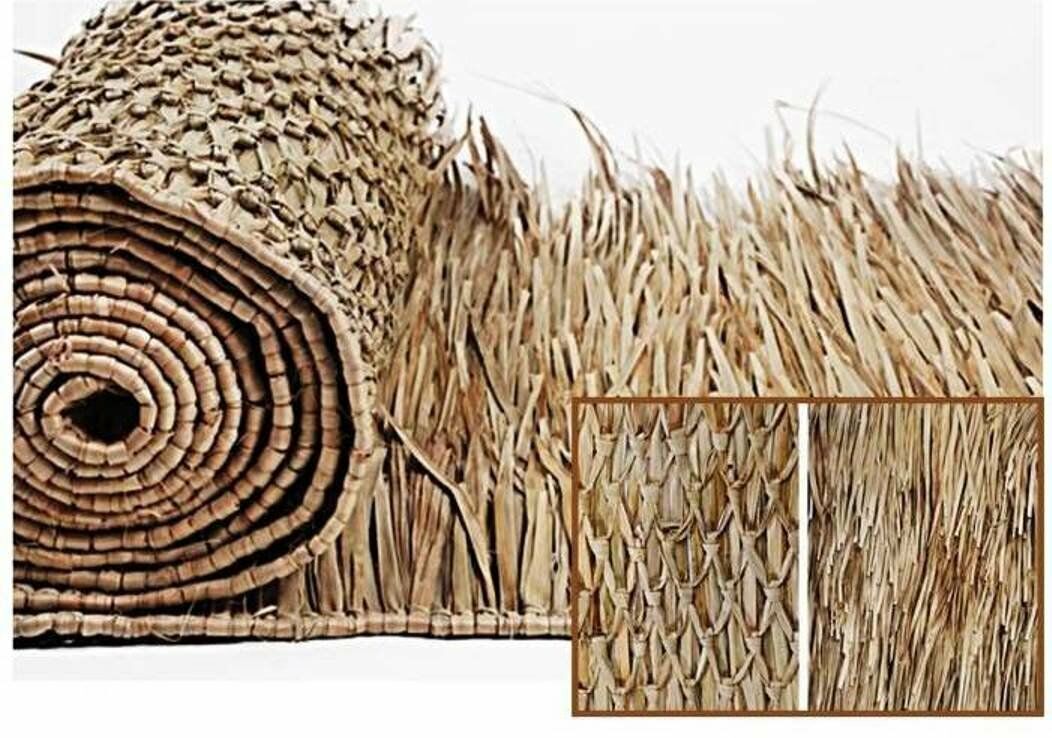 36&quot; x 20ft Tiki Mexican Thatch Palapa Bar Resort Grade Grass Roll Thatching - $104.99