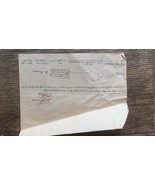 Raro documento Palestina terra con francobollo Haifa, 1919 - $103.61 CAD
