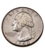 1940-S 25C Washington Quarter in Choice BU Condition, Excellent Eye Appeal - €47,42 EUR