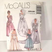 McCall's Bridal Gowns, Pattern 5176 , Sizes 6-8-10-12, Alicyn Exclusives, Uncut - $19.54