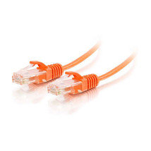 C2G 01179 10FT SLIM CAT6 CABLE UTP ORANGE - £26.39 GBP