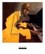 Piano Man Art Print by Justin Bua 24 x 29in - $29.65