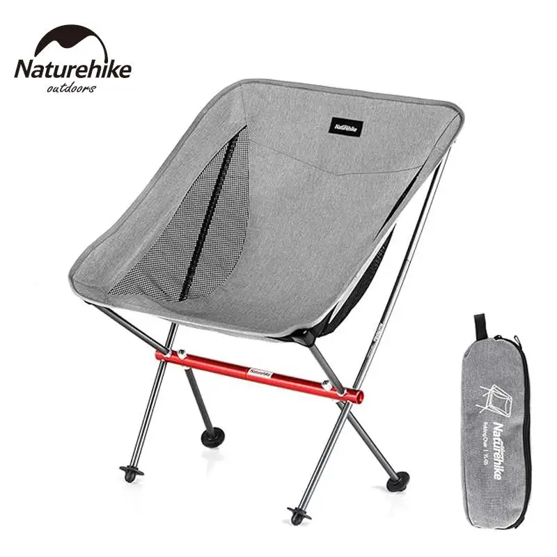 Naturehike Camping Ultralight Portable Chair with Storage Bag Compact Folding - £68.26 GBP