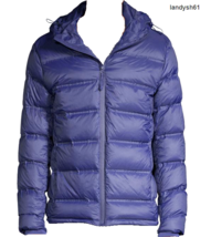 Saks Fifth Avenue Men&#39;s Blue Down Hood Coat Jacket Size US 2XL - £96.66 GBP