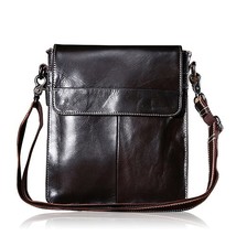 Norbinus Genuine Leather Bag Men Messenger Shoulder Bags Cowhide Crossbody Bag f - £46.24 GBP