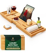 ROYAL CRAFT WOOD Premium Foldable Bathtub Tray Wood Bath Tray for Tub Ba... - $1,389.36 MXN