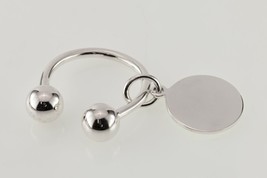 Tiffany &amp; Co. Sterling Silver Key Chain w/ Charm - £92.79 GBP