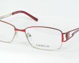 LAURA M.LAU4848 1 Candy Rosso/Pallido Oro Occhiali da Sole 55-16-135mm (... - $46.21