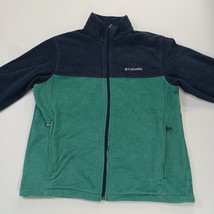 Columbia XM6354 Men's Green/Blue Granite Mountain Fleece Jacket Full Zip Size L image 14