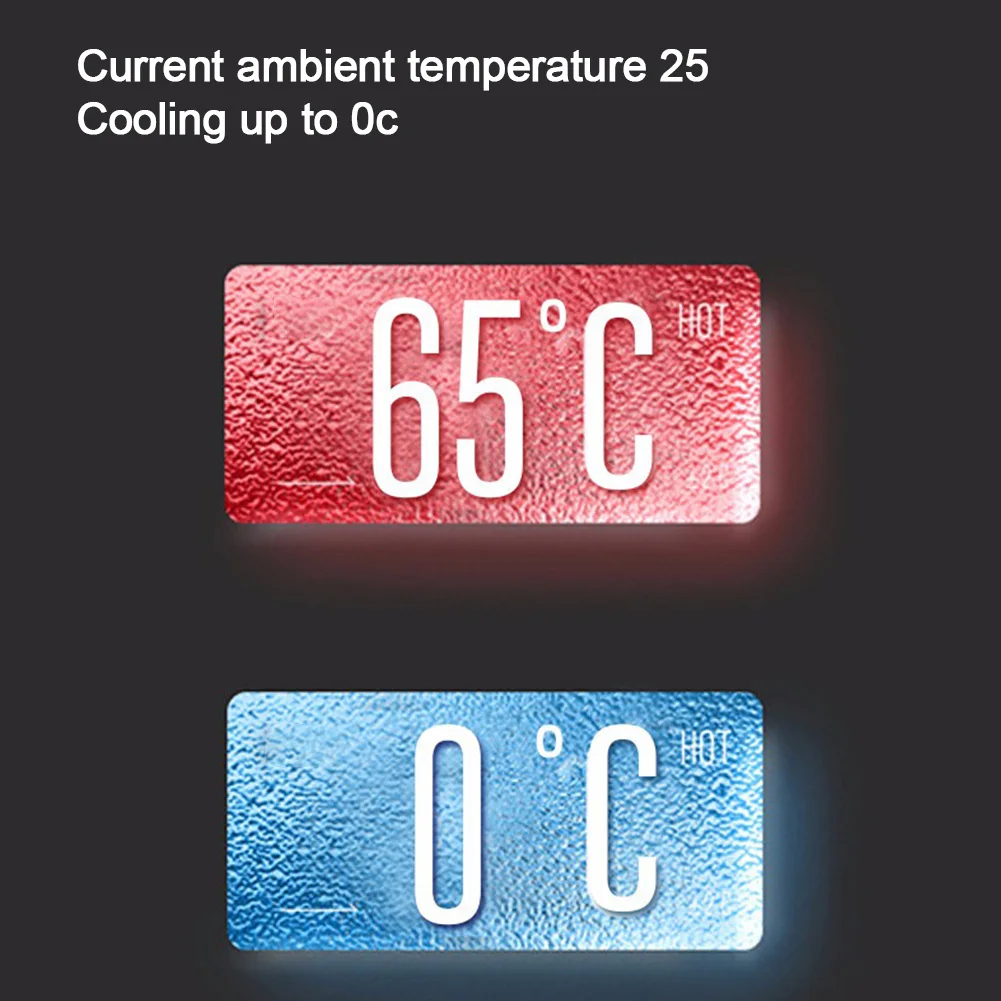 6L 12V Mini Makeup Fridge Car Refrigerator Freezer Cooler &amp; Warmer for Home Ca - £117.22 GBP