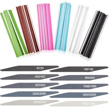 Honoson 70 Pcs Sanding Sticks Polishing Sticks Fine Sanding, Double Angl... - €30,82 EUR