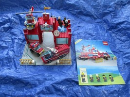 Vintage Lego #6389 firestation fire control center set with instruction 1990 - £112.71 GBP