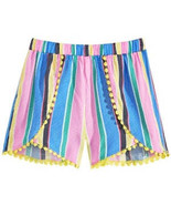 Epic Threads Big Girls Striped Challis Shorts, Lemon Zest Size Medium - £11.59 GBP