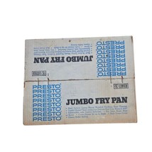 Presto 15&quot; Jumbo Fry Pan High Dome Factory Sealed FP15WD Almond NIB Vint... - $129.99