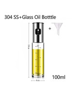 100ml Glass Oil Sprayer Bottle for Cooking ,Mister Olive Oil Vinegar Spritzer Sp - $25.49 CAD