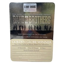 Band of Brothers 2002 DVD 6-Disc Set HBO Brand New Sealed Tin Box Tom Hanks - £77.66 GBP
