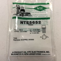 (5) NTE5652 ECG5652 TRIAC – 100VRM, 2.5A - Lot of 5 - $19.99