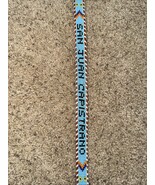 Beaded Belt San Juan Capistrano Tooled Leather Classic Native Indian Nev... - $27.68 CAD