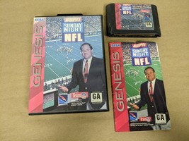 ESPN Sunday Night NFL Sega Genesis Complete in Box - £5.40 GBP