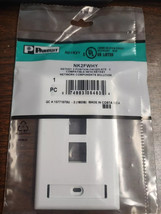 Panduit Faceplate Single Gang 2 Port White NK2FWHY - Lof of 11 Pieces - NEW - $32.29