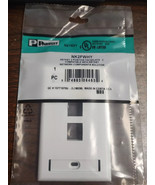Panduit Faceplate Single Gang 2 Port White NK2FWHY - Lof of 11 Pieces - NEW - $43.86 CAD
