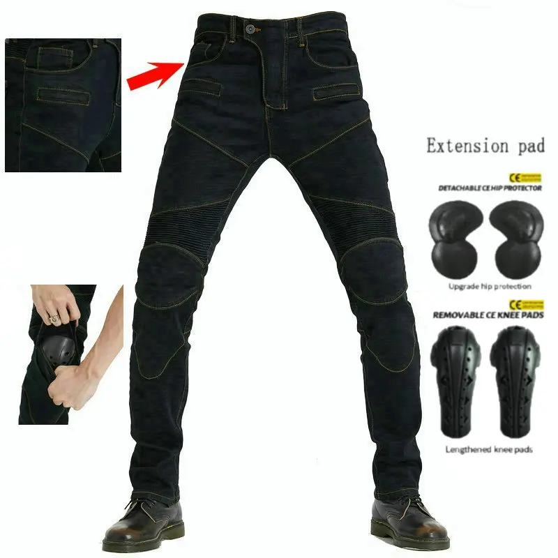 Volero Motorcycle Riding Jeans PK-718 Little Slim Motocross Cycling Prot... - £50.23 GBP+