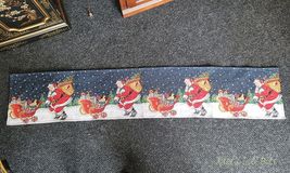 Christmas Table Runners: Red, Santa, Snowman Holiday Decor - $18.00