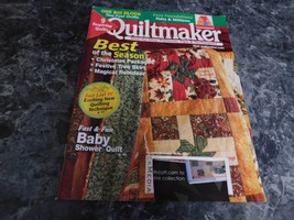 Quiltmaker Step by Step Magazine November December 2008 No 124 Silk Wrap... - $2.99