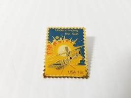 Vtg Jga Usps Understanding The Sun Stamp Enamel Pin Usa 18 Cent Nasa Postal Rare - £9.48 GBP
