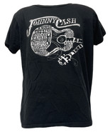 Men&#39;s Johnny Cash Black Band T-Shirt - Size Medium - £11.63 GBP