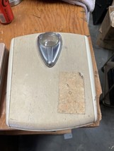 VTG 50s Borg BATHROOM SCALE Bubble Glass Mid Century Modern Deco Chrome - $25.75