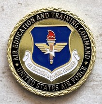 U S AIR FORCE Air Education &amp; Training Command Challenge Coin - £11.74 GBP