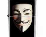Anarchy Mask Rs1 Flip Top Dual Torch Lighter Wind Resistant - £13.19 GBP