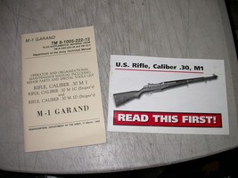 M-1 GARAND Rifle Caliber .30 C &amp; D Department of the Army Technical Manu... - £15.92 GBP