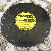 Vintage Thorens Switzerland 4 1/2&quot; Metal Song Disc #406 “LL Trovatore” - £14.58 GBP