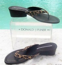 Donald Pliner Couture Congo Hair Calf Leather Shoe Sandal New Thong Sand... - £80.93 GBP