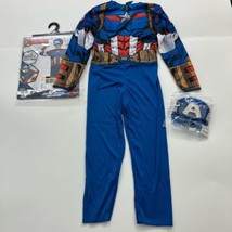 Marvel Avengers Captain America Kids Halloween Costume L 12-14 - $10.87