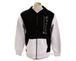 Spyder Black &amp; Gray Zip Front Hoodie Hooded Sweatshirt Men&#39;s Size Large ... - £78.28 GBP