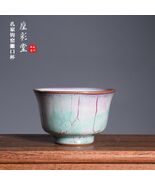 Jun Porcelain Kiln-Change Glaze Handmade 110ml Gongfu Tea Ceramic Cup - €171,74 EUR