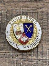 Vintage 1977 Registered Dental Hygienist Lapel Pin Pinback KG JD - $19.79