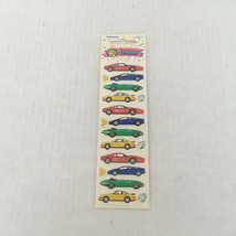 Vintage prismatic sports car sandylion stickers in sealed package green ... - $365.13 MXN