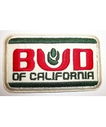 Bud of California Embroidered Patch~3 1/8&quot; x 1 7/8&quot;~Iron On Sew On - $5.84 CAD