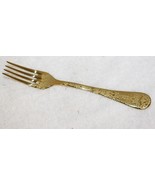 Mepra Casablanca Oro 8.25&quot; Gold Dinner Fork From Salesman Sample ~ New ~... - $68.51 CAD