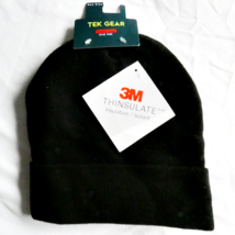 Tek Gear 3M THINSULATE BLACK Knit Watch HAT Beanie Insulated NWT - $8.45