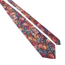 Tango Max Raab Men Necktie Tie Floral Designer Vintage Accessory Work Dad Gift - £22.42 GBP
